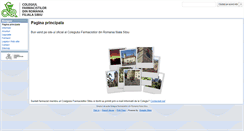 Desktop Screenshot of colegfarmsibiu.ro